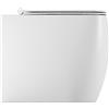 CERAMICA ALICE WC Alice Nur Filomuro Senza Brida 55x35 bianco - Cod. Articolo: 33100101