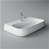 CERAMICA ALICE Lavabo Nur appoggio/sospeso 75x45 rettangolare in ceramica bianco - Cod. Articolo: 33170101