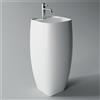 CERAMICA ALICE Lavabo Nur freestanding cm. 45x40 scarico a parete in ceramica bianco lucido - Cod. Articolo: 33230101