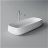 CERAMICA ALICE Lavabo Nur appoggio/sospeso 80x35 rettangolare in ceramica bianco - Cod. Articolo: 33240101