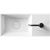 CERAMICA ALICE Lavabo Spy appoggio/sospeso 55x25 rettangolare in ceramica bianco - Cod. Articolo: 34100101