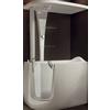 Bagnoexpert Vasca idromassaggio facile 130x75 combinata con seduta ergonomica a destra
