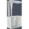 Bagnoexpert Vasca idromassaggio ausilia 120x70 combinata con seduta ergonomica a sinistra