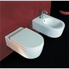 CERAMICA FLAMINIA Sanitari Link sospesi senza brida cm. 56x36 con sedile avvolgente softclose - Cod. Articolo: 5051/WCG+5051/B+LKCW07