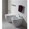Ceramica flaminia Sanitari Link filomuro senza brida cm. 56x36 con sedile standard in poliestere di Ceramica Flaminia