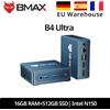 BMAX B4 Ultra Mini PC Windows 11 PC Intel N150 16 GB 512 GB SSD 2 * HDMI 1 * Tipo-C Supporta 4K a 60 Hz 1000 MHz Grafica Intel Bluetooth - Mini Pc