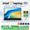 BIOSSANCE Notebook da 15,6" Windows 11 Intel Core i7 8500Y N4000 16 GB di RAM 1 TB 2 TB SSD Sblocco impronte digitali 4K Studio Computer da ufficio PC - Intel Celeron N4000