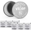 ViCep 6-Pack Batteria CR2025 Batterie CR 2025 a Bottone al litio 3V per portachiavi per auto, orologi, telecomando, sensore di allarme e altro, confezionata singolarmente