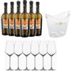 Tenuta Ulisse kit Tenuta Ulisse Pecorino Terre d' Abruzzo 2024 Igt 75 cl 6 Bottiglie Con 6 Bicchieri e 1 Secchiello