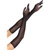 Leg Avenue Opera Length Fishnet Gloves Black