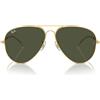 Ray-Ban Occhiali da Sole RB3825 001/31 Old Aviator Oro/Verde Unisex