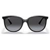 Ray-Ban Occhiali da Sole RB4378 601/8G Nero/Grigio Sfumato Unisex