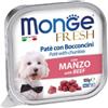 Monge Fresh Dog Vaschetta Multipack 32x100G MANZO