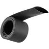 Unifizz Guaina termorestringente, diametro 40 mm, larghezza piatta 66 mm, rapporto 2:1, guaina termorestringente, 2 m, colore nero