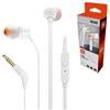 JBL AURICOLARI IN-EAR T110 JACK 3.5MM WHITE