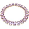 SWAROVSKI COLLANA MILLENIA, CRISTALLI OVERSIZED, TAGLIO OTTAGONALE VIOLA