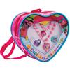Joy Toy 65140 - Trolls Set Accessori in Zainetto a Cuore: Collana, Braccialetto e Due Anelli, 18 x 6 x 17 cm