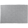 kela Tappetino da bagno antiscivolo 60 x 100 cm LEANA, tappeto da bagno grigio, lavabile, 100% cotone, tappetino da bagno effetto intrecciato, grigio roccia