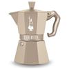 Bialetti Moka Exclusive Octagonal Induction - Caffettiera Espresso in Alluminio e Acciaio, Colori Silver Grey e Desert Sand - Compatibile Gas e Induzione - Made in Italy (Desert Sand Sabbia)