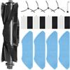 DianSung Kit accessori per Lefant M1 aspirapolvere robot parti di ricambio, 1 spazzola principale, 4 spazzole laterali, 4 filtri Hepa, 4 panni
