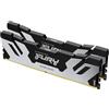 Kingston Fury Renegade DDR5 Argento/Nero XMP 32GB 6000MT/s CL32 DIMM Memoria Gaming per Computer (Kit da 2) - KF560C32RSK2-32