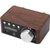 Akozon Mini Amplificatore di Potenza 5.0, Amp 2 50W e con Ingresso USB Mini Amplificatore Stereo HiFi Digitale