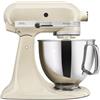 Kitchenaid Artisan, planetaria con testa reclinabile 4,8 Lt, accessori in acciaio inox, almond cream