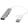 Hub USB 4 porte A e Tipo-C con doppio ingresso Alkaid personalizzate o neutre