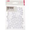 Efco 1002901 Pompons 10 mm 100 pz. Bianco, Poliammide, 17 x 15 x 2 cm