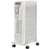 Rowenta BU2620F0 Radiatore ad Olio per Il Bagno, 3 Livelli di Riscaldamento, per Superfici Fino a 25 m², Grigio Chiaro, 64 x 45 x 25 cm