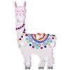 Fdit 6 pezzi LED Lampada da tavolo a di alpaca a forma di alpaca carina unica a forma di lampada da tavolo per decorazioni per feste di compleanno(Bianco caldo)