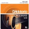 D'ADDARIO EJ10 CORDE 10-47 PER CHITARRA ACUSTICA