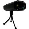 GHOST MINI FIRE GOBO LASER ROSSO 100mW + VERDE 50mW + TREPPIEDE + STAFFA A PARETE + ALIMENTATORE