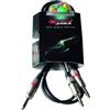 EXTREME 1JS2J2PRO CAVO AUDIO DI SEGNALE SCHERMATO 1 JACK STEREO 1/4" 6.3mm - 2 JACK MONO 1/4" 6.3mm CONNETTORI SMONTABILI IN METALLO LUNGHEZZA 2 METRI