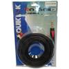 QUIK-LOK QUIKLOK RokSolid RKSA 120 5MT CAVO AUDIO DI SEGNALE 1 JACK STEREO - 2 RCA MASCHI