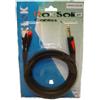 QUIK-LOK QUIKLOK RokSolid RKSA 120 2MT CAVO AUDIO DI SEGNALE 1 JACK STEREO - 2 RCA MASCHI