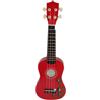OLVEIRA UK20RD UKULELE CORDE PER BAMBINI MANICO IN LEGNO DURO / TASTIERA E PONTE IN PALISSANDRO / MECCANICHE CROMATE / COLORE RED