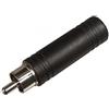EXTREME ADA JF-RM ADATTATORE JACK FEMMINA 1/4" 6,3mm / RCA MASCHIO