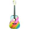 OLVEIRA AG330 CHITARRA ACUSTICA PROFESSIONALE 4/4 41" TOP FONDO E FASCE IN TIGLIO/MANICO TASTIERA E PONTE IN PALISSANDRO/MECCANICHE CROMATE/COLORE RAINBOW