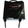 EXTREME JJ03 CAVO JACK MONO 1,4" 6,3mm-JACK MONO 1/4" 6,3mm 0,3 MT