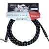 EXTREME SFJJ003/5M CAVO AUDIO JACK DRITTO-ANGOLO COTONATO NERO OD8 SERIE CUSTOM PER STRUMENTI LIVE STUDIO 5 METRI