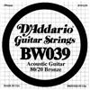D'ADDARIO CORDA SINGOLA PER CHITARRA ACUSTICA