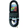 EXTREME CAVO AUDIO 3 METRI 1 CONNETTORE JACK MASCHIO 1 XLR FEMMINA + STRAP + 12 ANELLINI CONNETTORI SMONTABILI METALLO ANTISCIVOLO