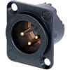 NEUTRIK NC3MD-LX-B PRESA XLR FEMMINA DA PANNELLO CONNETTORE XLR 3 POLI COLORE NERO