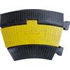 EXTREME CC2230 PRO PEDANA PASSACAVO CARRABILE CURVA DA 30° 2 CANALI DA 30mm CARICO 20 TONNELLATE LARGA 50mm