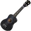 CLASSIC CANTABILE US50 BK UKULELE SOPRANO 12 TASTI COLORE NERO