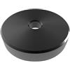 ZOMO 45 RPM ADAPTER PUCK ADATTATORE UNIVERSALE 7" PER GIRADISCHI 33 - 45 GIRI IN METALLO COLORE NERO