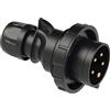 PCE-0252-6X SPINA CEE 32A 5P (3P+N+T) 400V IP67 5 POLI MASCHIO SHARK BLACK