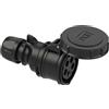PCE-2252-6X PRESA CEE 32A 5P (3P+N+T) 415V IP67 5 POLI FEMMINA NERA SHARK BLACK