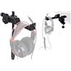 ALCTRON MAS003 SUPPORTO CUFFIE E AURICOLARI STAND CUFFIA DA ASTA MICROFONICA / TAVOLO DESIGN REGOLABILE 360 GRADI